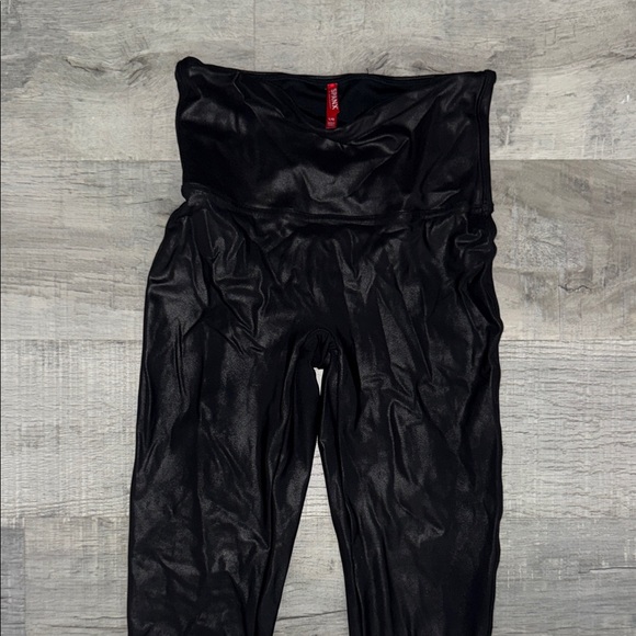 SPANX Black High-Waisted Leggings - Picture 3 of 5